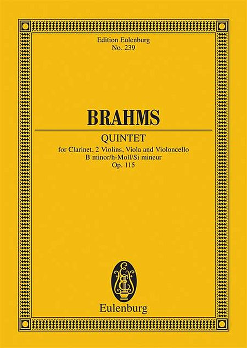 Quintet in B minor, Op. 115