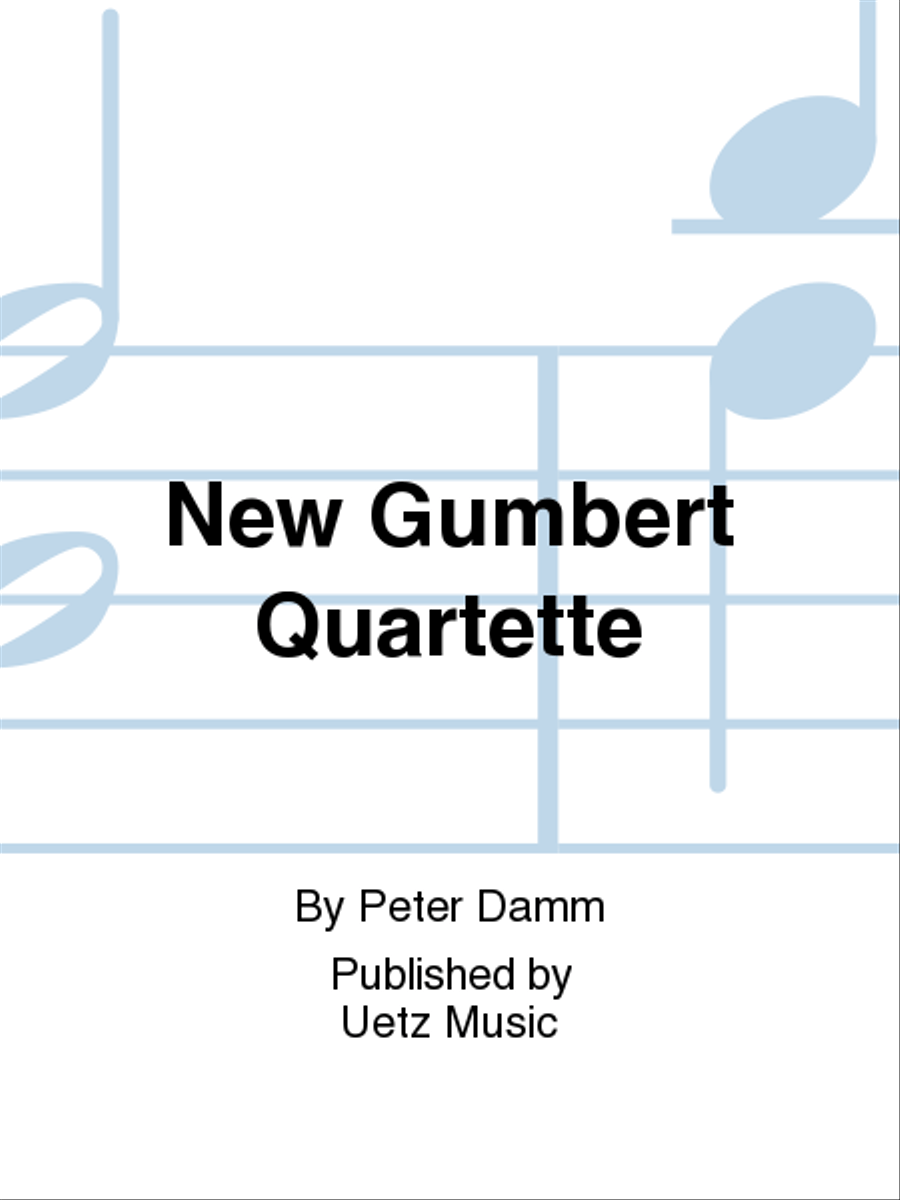 New Gumbert Quartette New Gumbert Quartette Horn scores gallery preview page 1