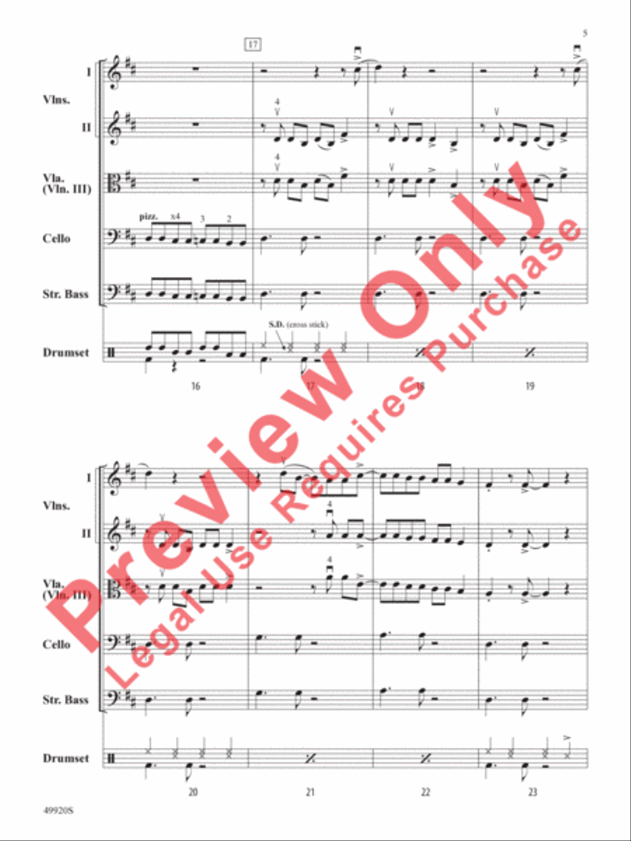 Made You Look String Orchestra scores gallery preview page 6