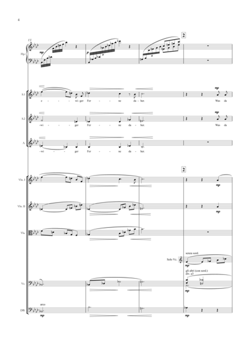 Johanna Müller-Hermann - Die Weihe der Nacht, Op. 10 No. 1 for female choir, harp and strings FULL