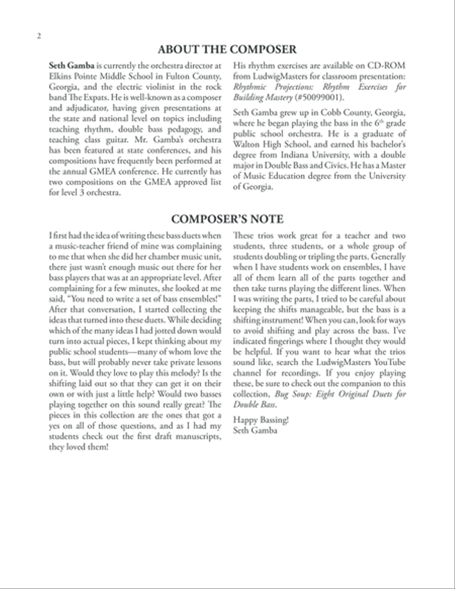 Vulcan's Forge Double Bass scores gallery preview page 2
