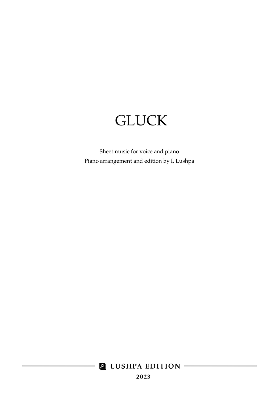 Che farò senza Euridice (B major) Piano, Vocal scores gallery preview page 2