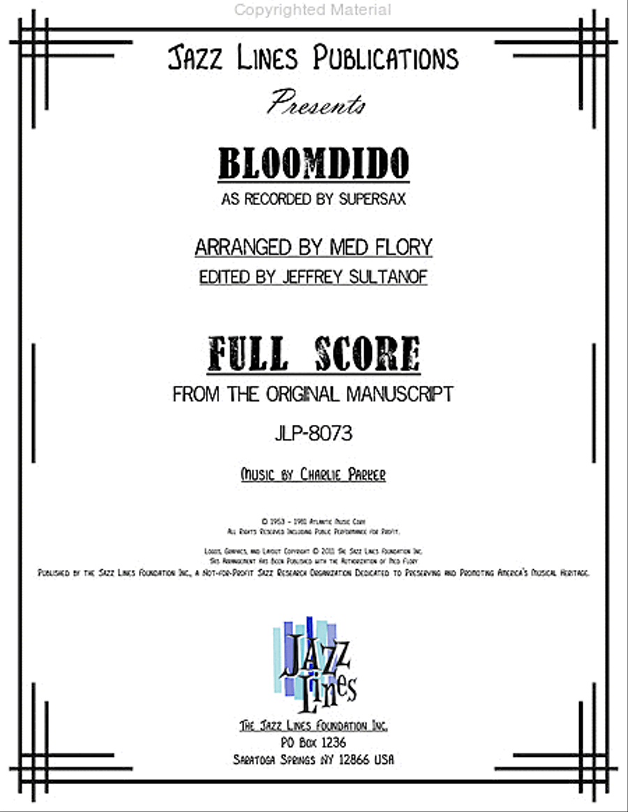 Bloomdido Saxophone Quintet scores gallery preview page 2