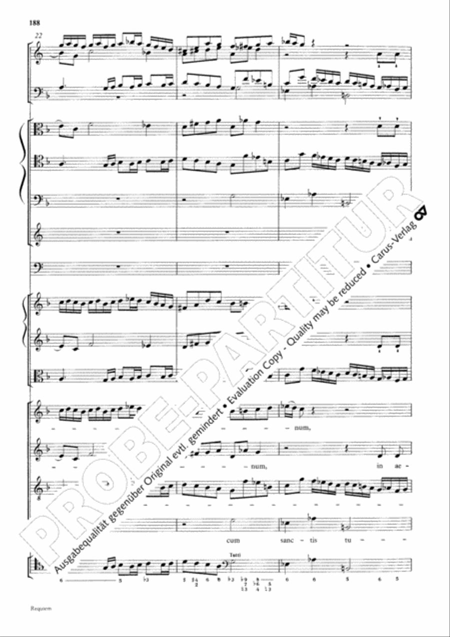 Requiem Requiem 4-Part scores gallery preview page 195