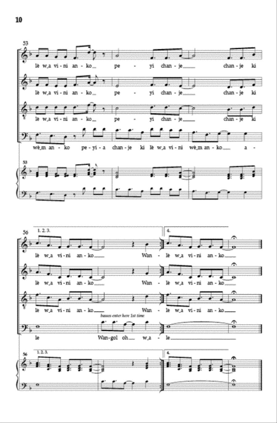Wangol Wangol 4-Part scores gallery preview page 9