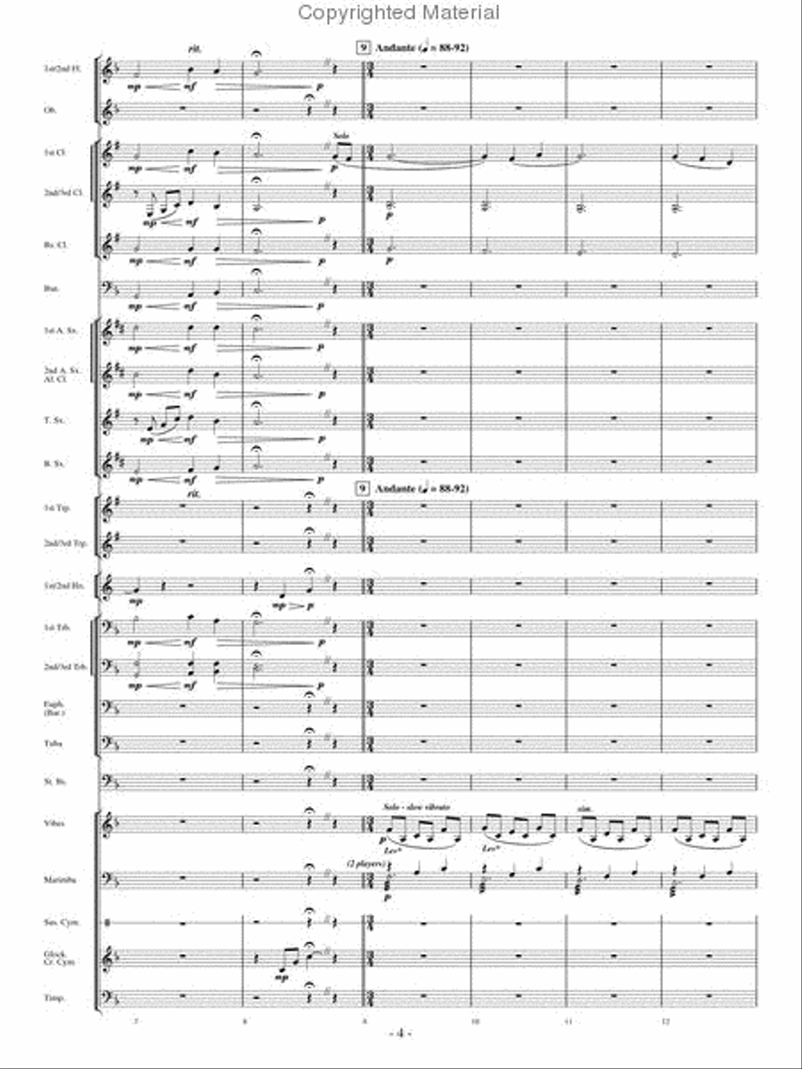 Heaven's Light Concert Band scores gallery preview page 3