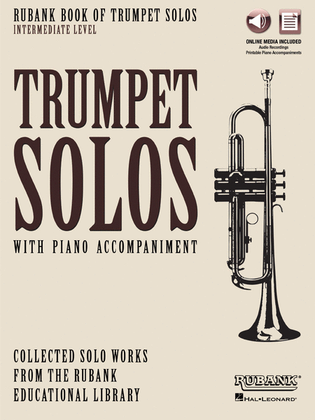 Book cover for Rubank Book of Trumpet Solos – Intermediate Level
