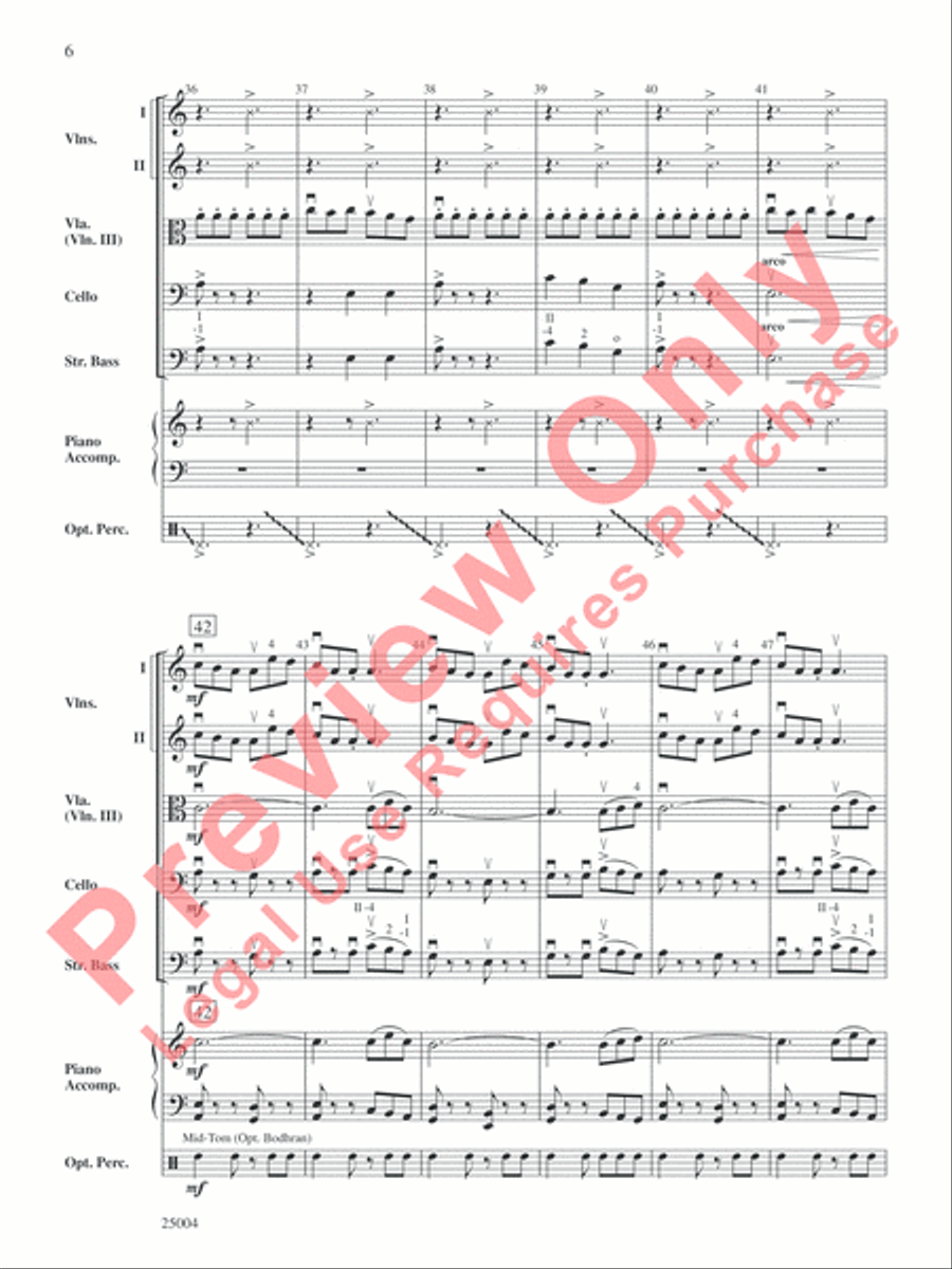 Castle Lore String Orchestra scores gallery preview page 7