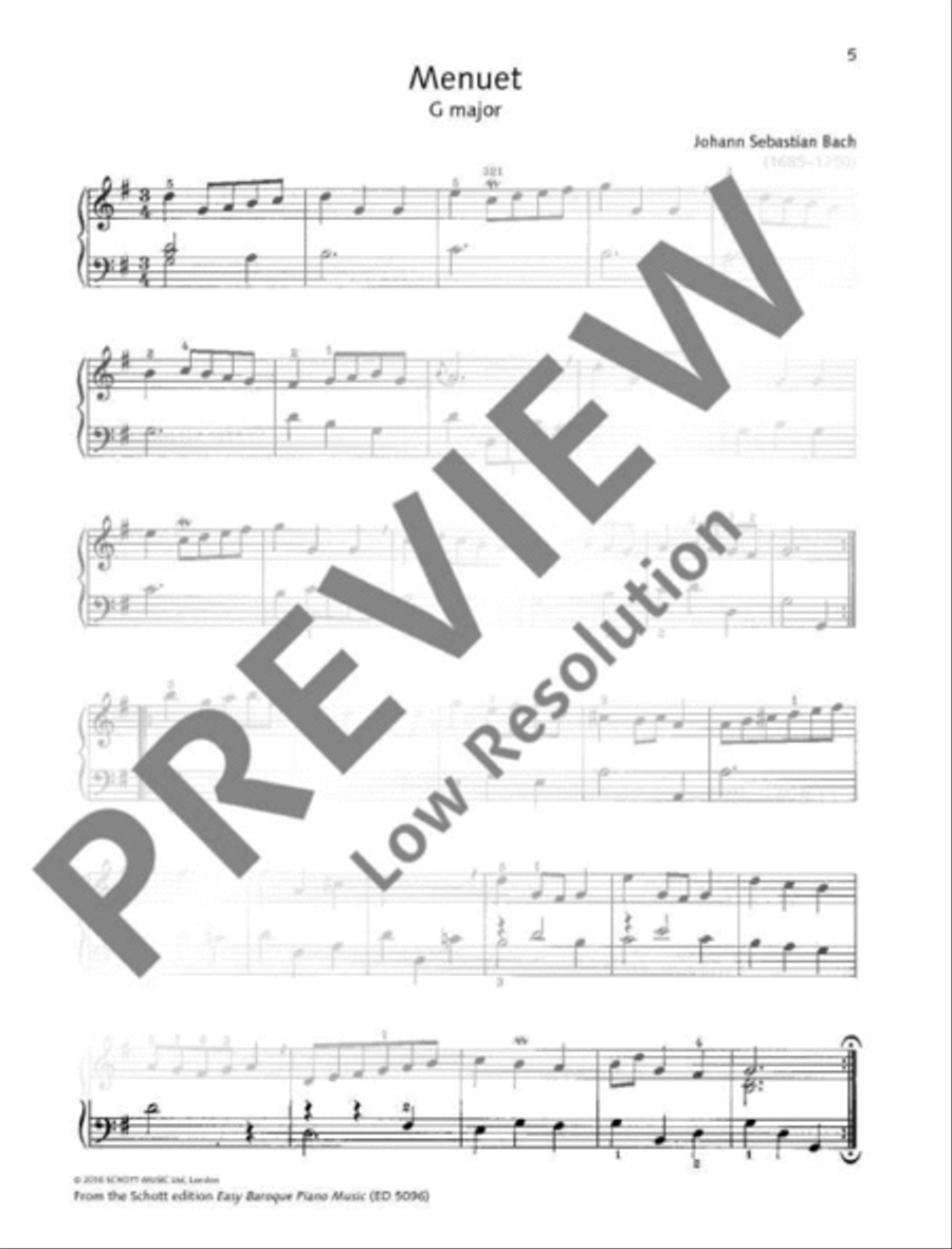 Relax with Baroque Piano Piano Solo scores gallery preview page 5