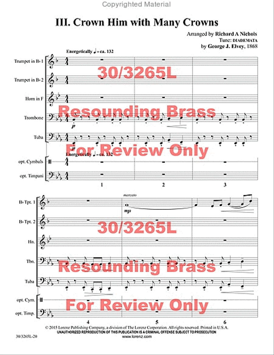 Resounding Brass Brass Quintet scores gallery preview page 21