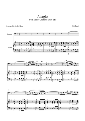 Book cover for Adagio BWV 249