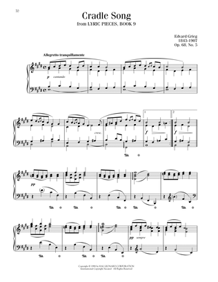 Cradle Song, Op. 68, No. 5