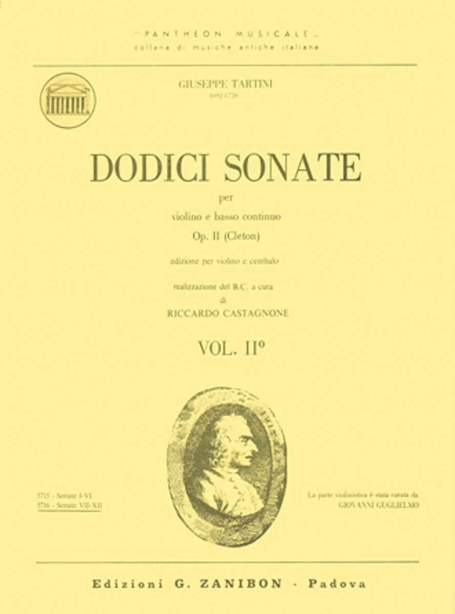12 Sonatas Op. 2, Vol. 2