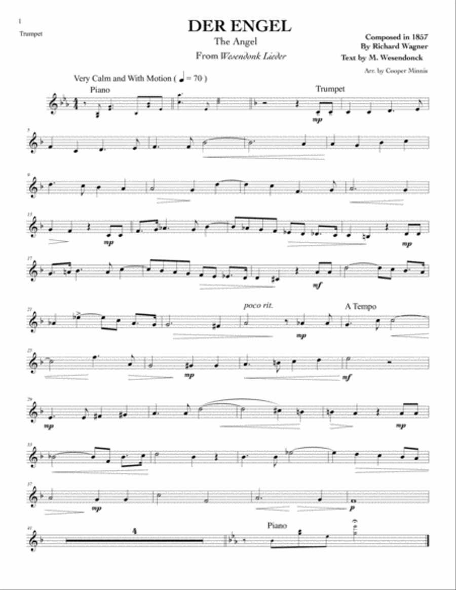 The Art of Melody: 13 Song Transcriptions for Trumpet- Solo Parts Trumpet Solo scores gallery preview page 3