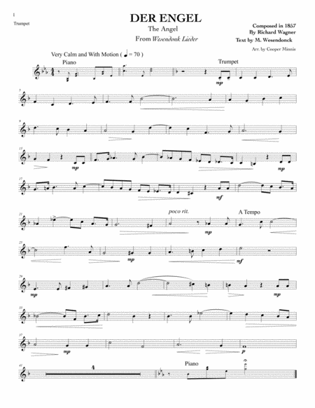 The Art of Melody: 13 Song Transcriptions for Trumpet- Solo Parts