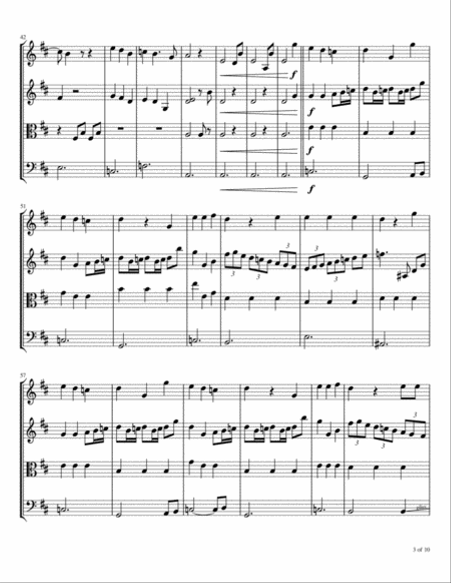 Children's Crusade Children's Crusade String Quartet scores gallery preview page 4