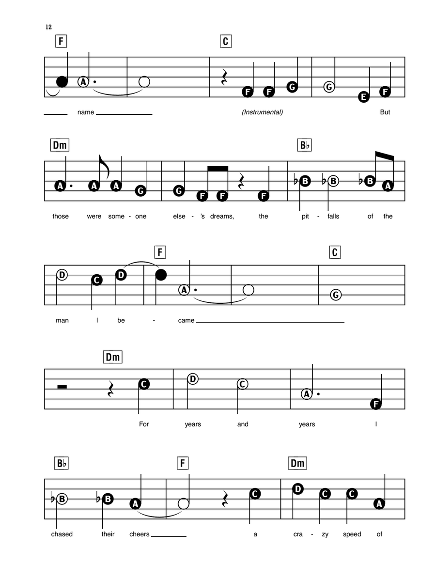 From Now On (from The Greatest Showman) Electronic Keyboard scores gallery preview page 4