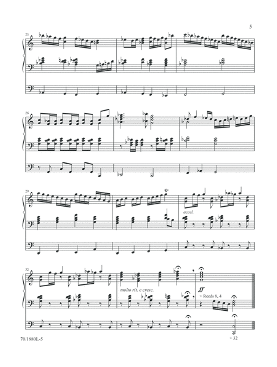 Music for Celebration and Reflection Organ scores gallery preview page 5