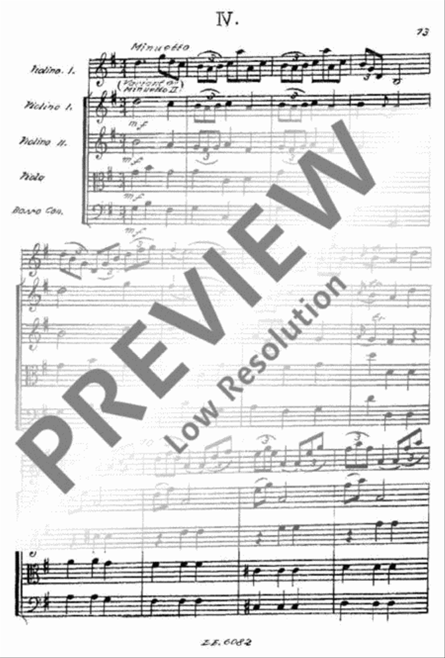 Sinfonia G major Orchestra scores gallery preview page 16