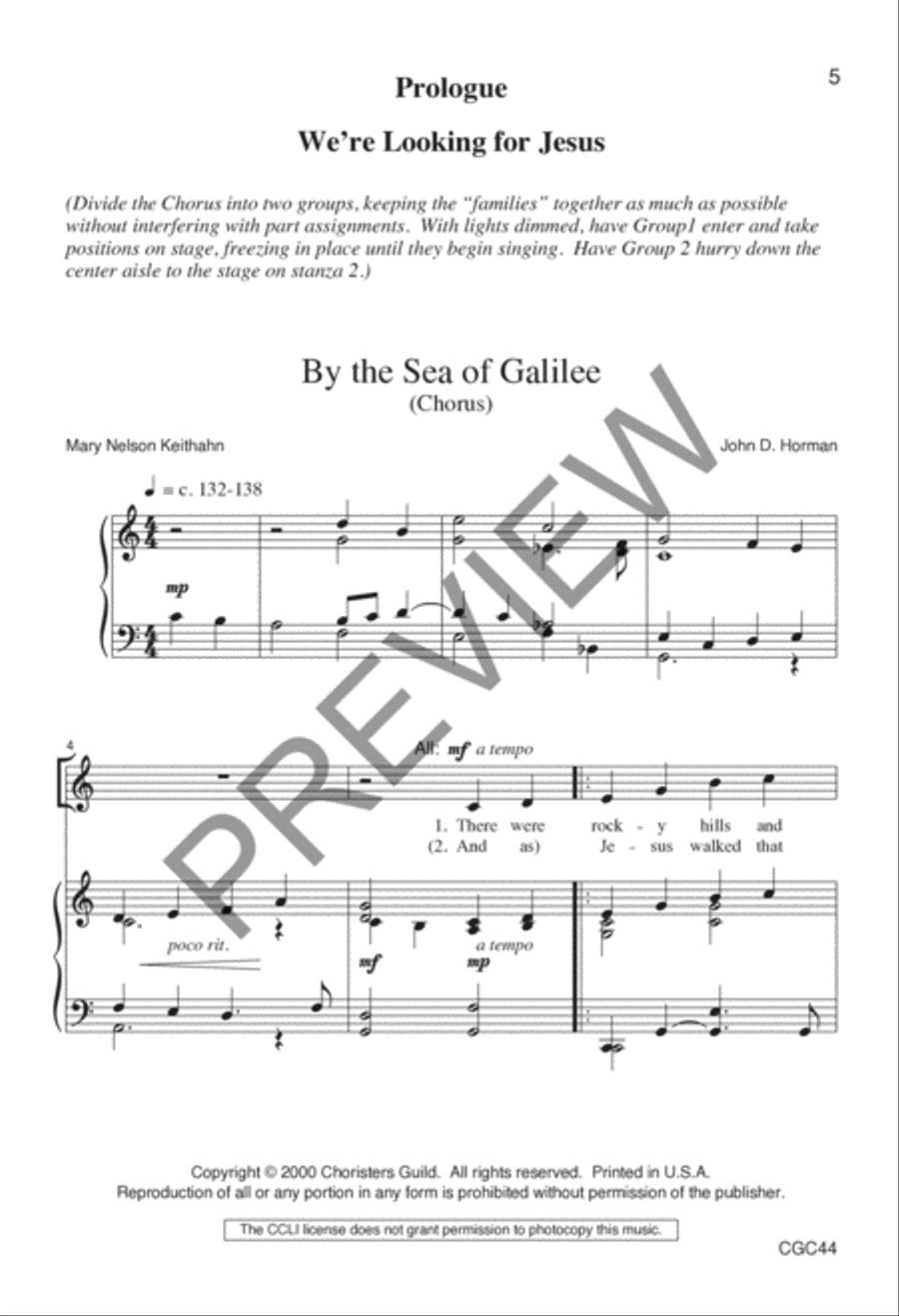 By the Sea Preview Kit (Score & CD) Choir scores gallery preview page 6