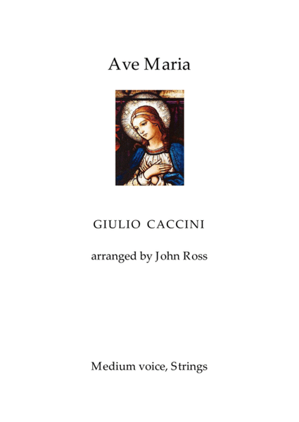 Ave Maria (Medium voice, Strings) image number null