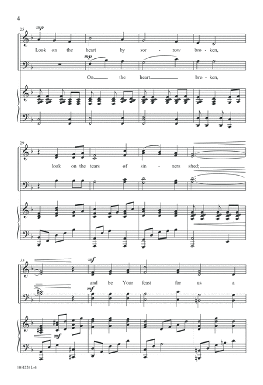 Bread of the World 4-Part scores gallery preview page 5