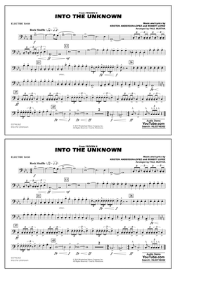 Book cover for Into the Unknown (from Disney's Frozen 2) (arr. Paul Murtha) - Electric Bass