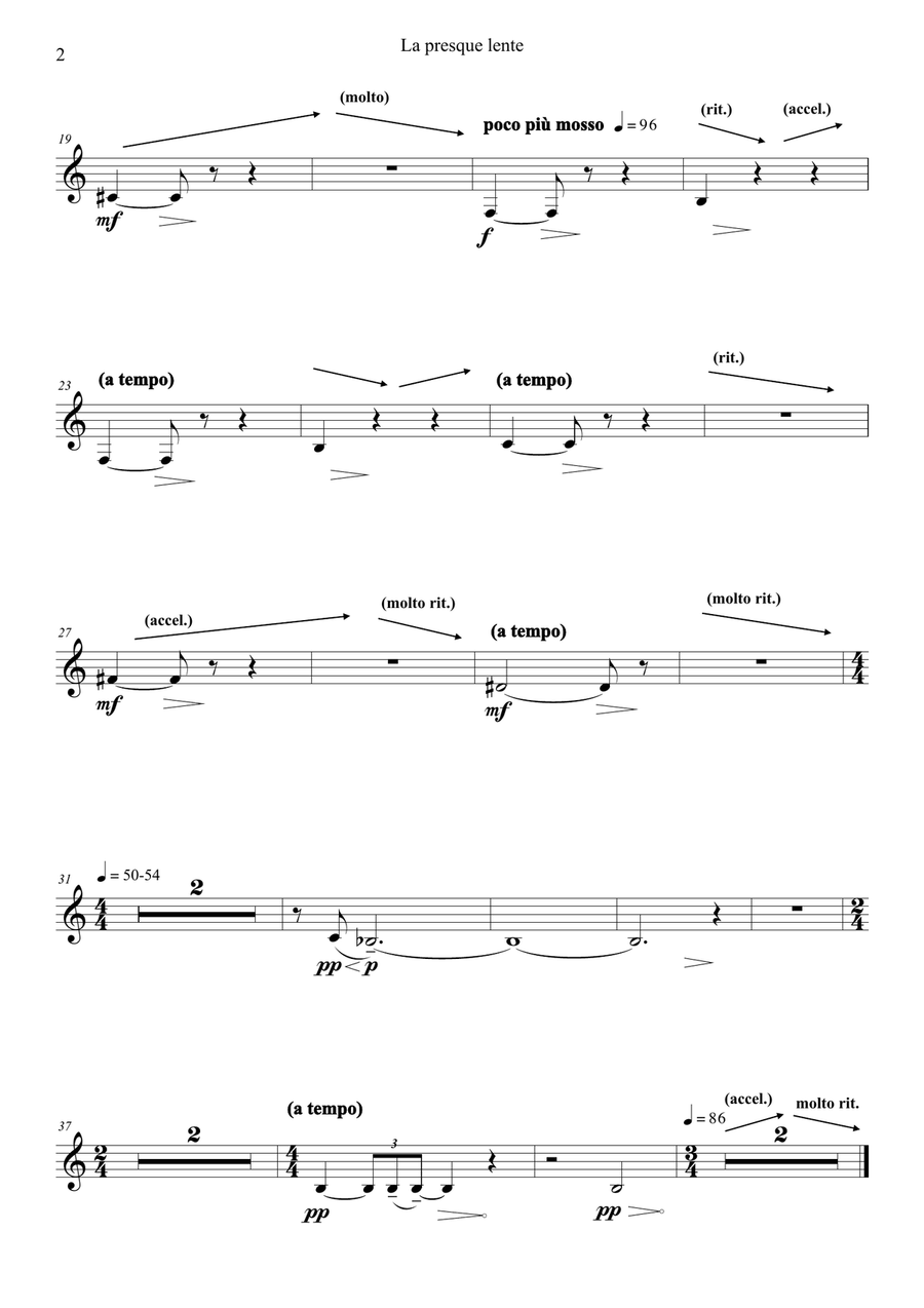 Claricatures, for clarinet quartet - set of parts Clarinet Quartet scores gallery preview page 2