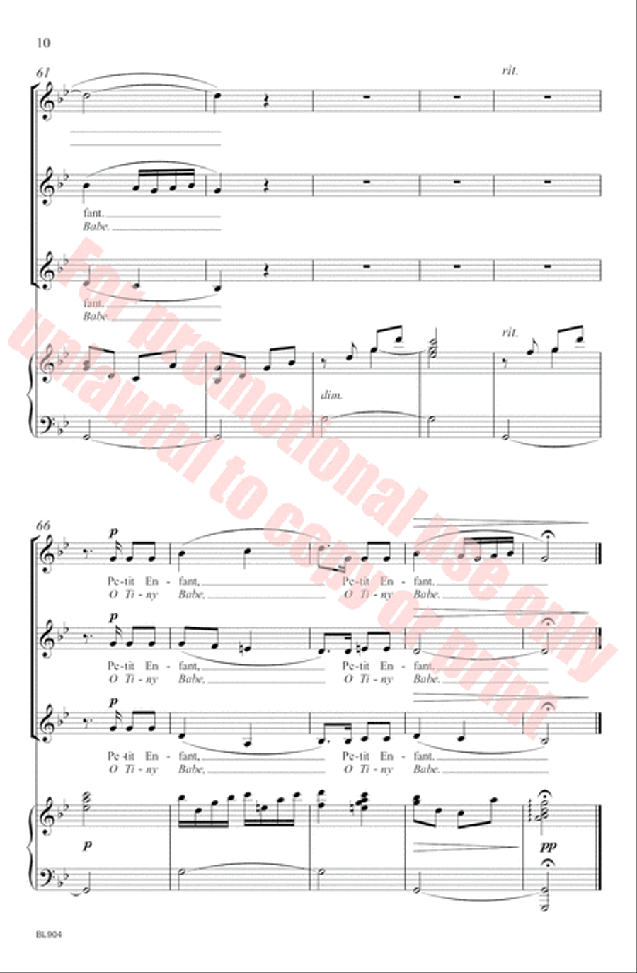 Petit Enfant Petit Enfant SSA scores gallery preview page 11