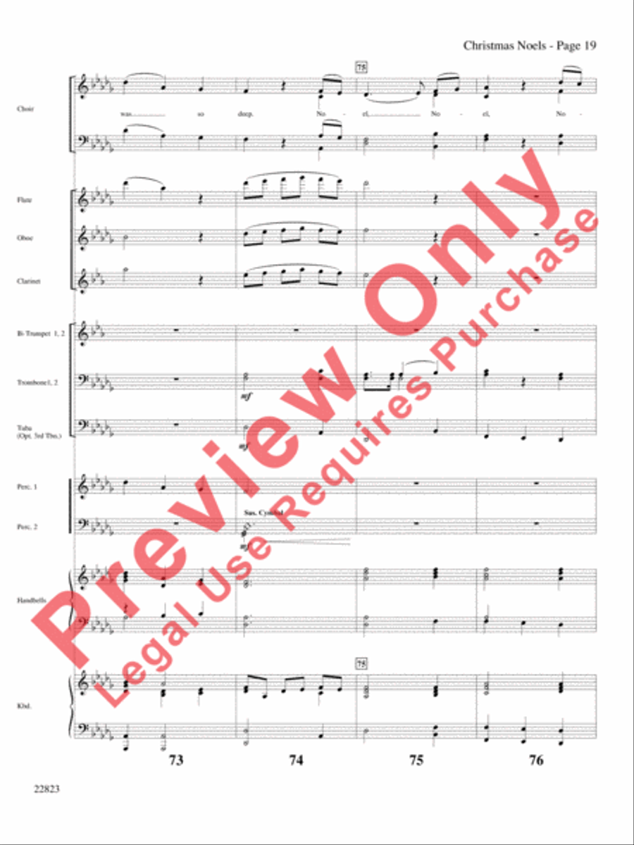 Christmas Noels Choir scores gallery preview page 20
