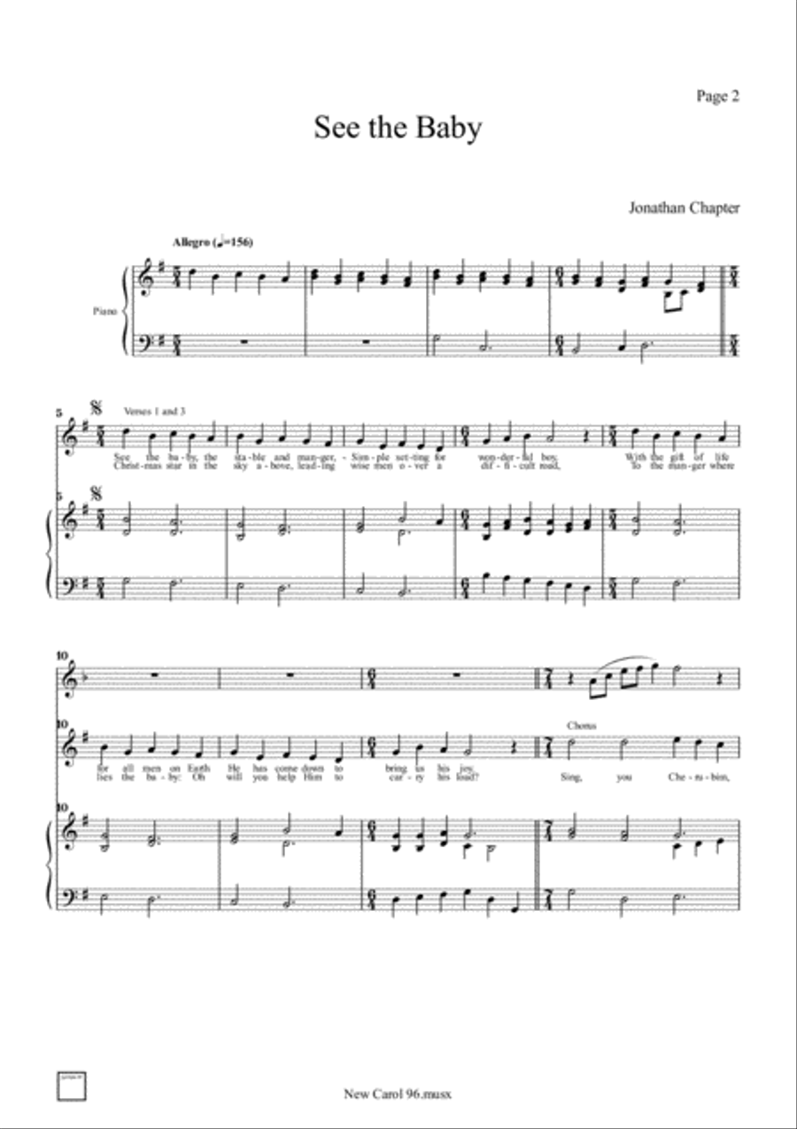 See the Baby 3-Part scores gallery preview page 2