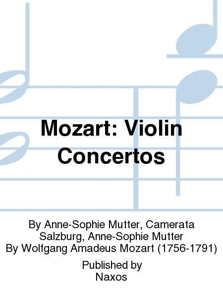 Mozart: Violin Concertos  Sheet Music