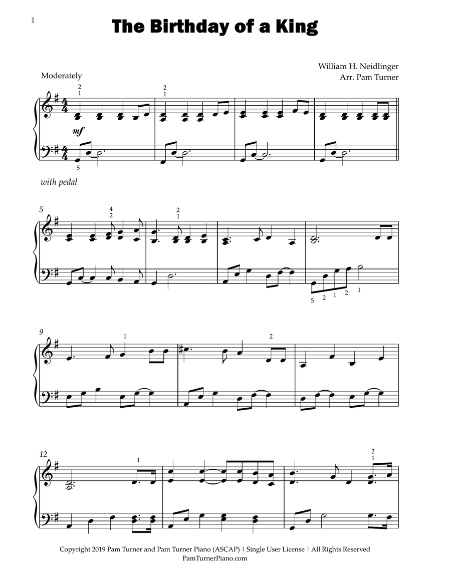 Carols of Christmas (Holiday Piano Solos for Early Intermediates) Easy Piano scores gallery preview page 4