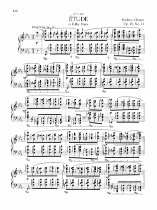 Etude in E-flat Major, Op. 10, No. 11