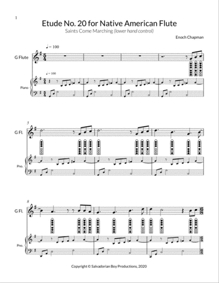 Etude No. 20 for 