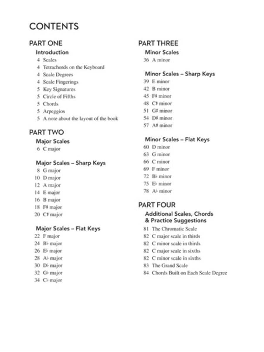 All-in-One Piano Scales, Chords & Arpeggios Piano Method scores gallery preview page 2