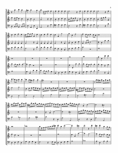 Quantz Trio Sonata in A Minor for Flute, Violin and Continuo QV 2: Anh. 34 image number null