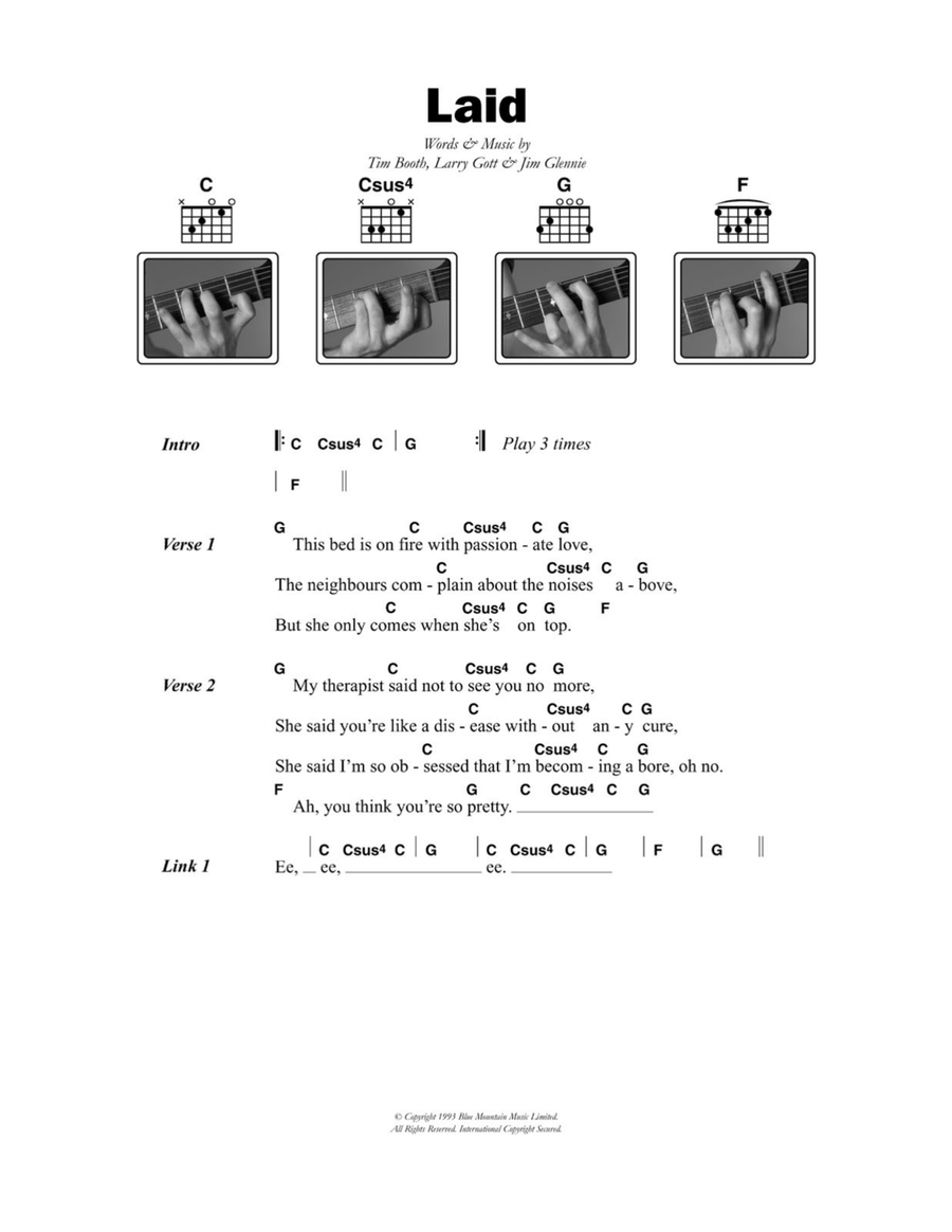 Laid Acoustic Guitar scores gallery preview page 1