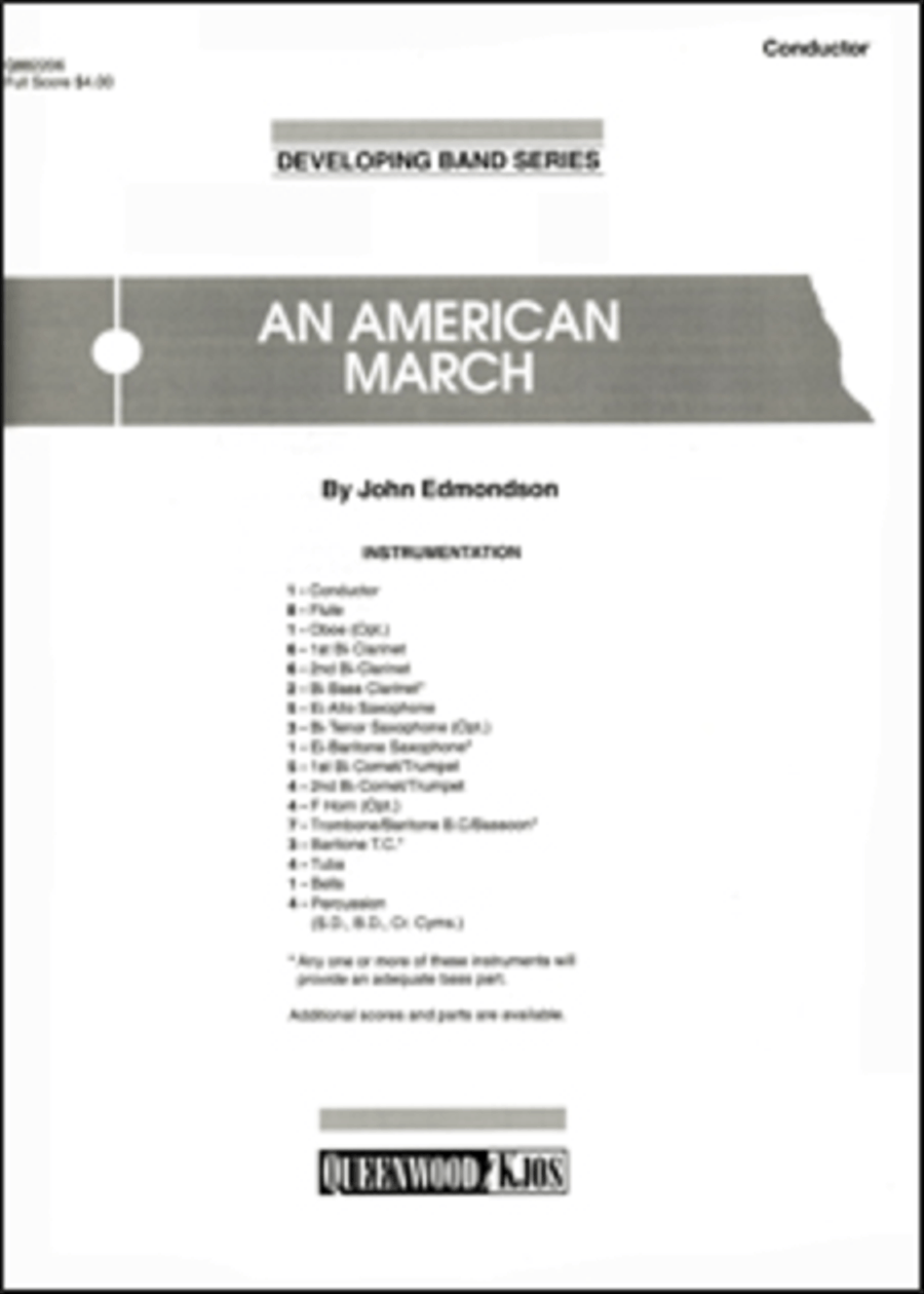 An American March - Score Concert Band scores gallery preview page 1
