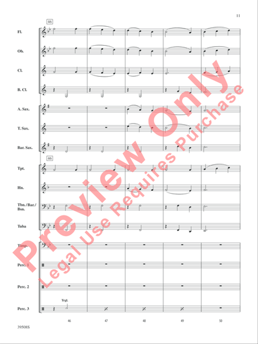 Bring Your Drums, Jeanette, Isabella Concert Band scores gallery preview page 12