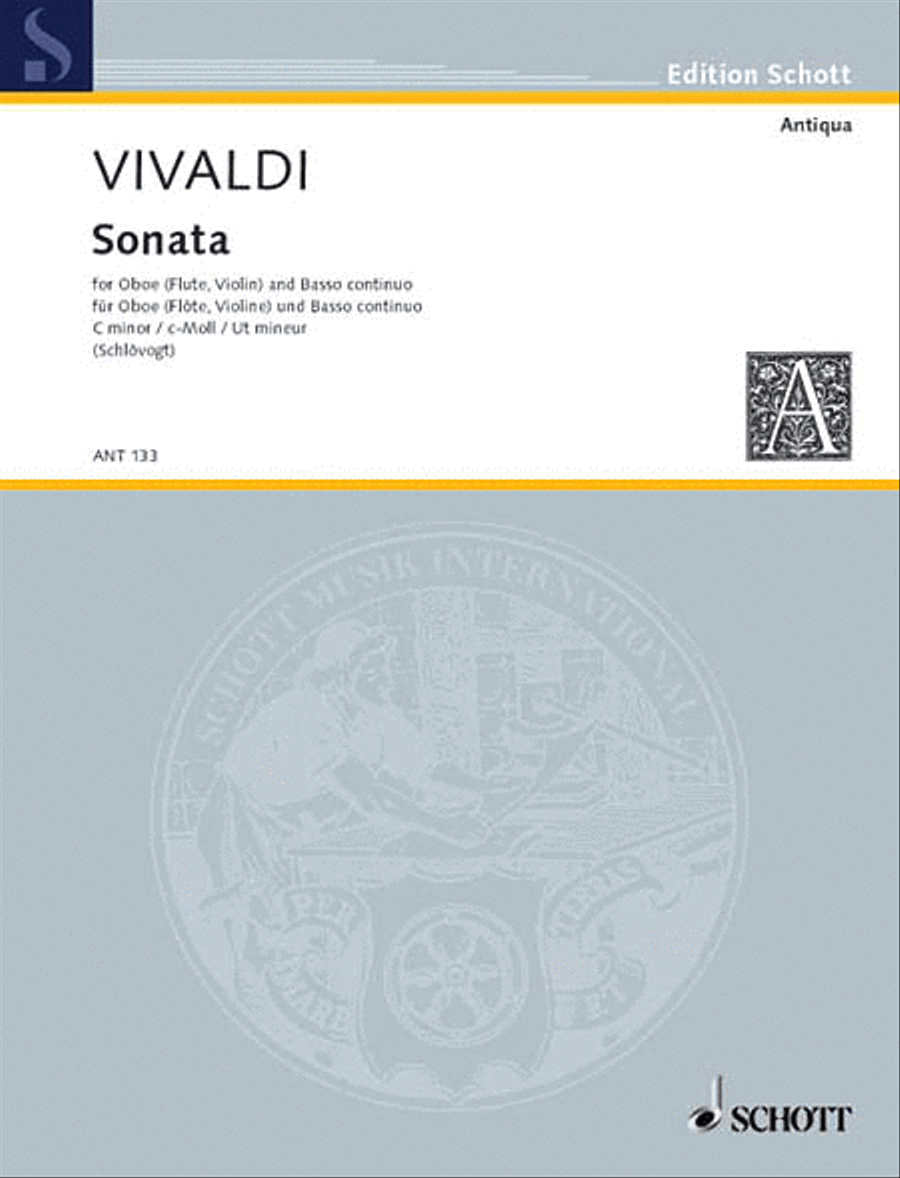 Sonata in C Minor, RV 53 Harpsichord scores gallery preview page 1