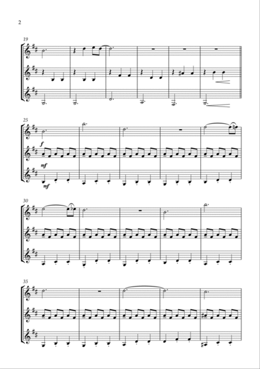 Je Te Laisserai Des Mots Woodwind Ensemble scores gallery preview page 2