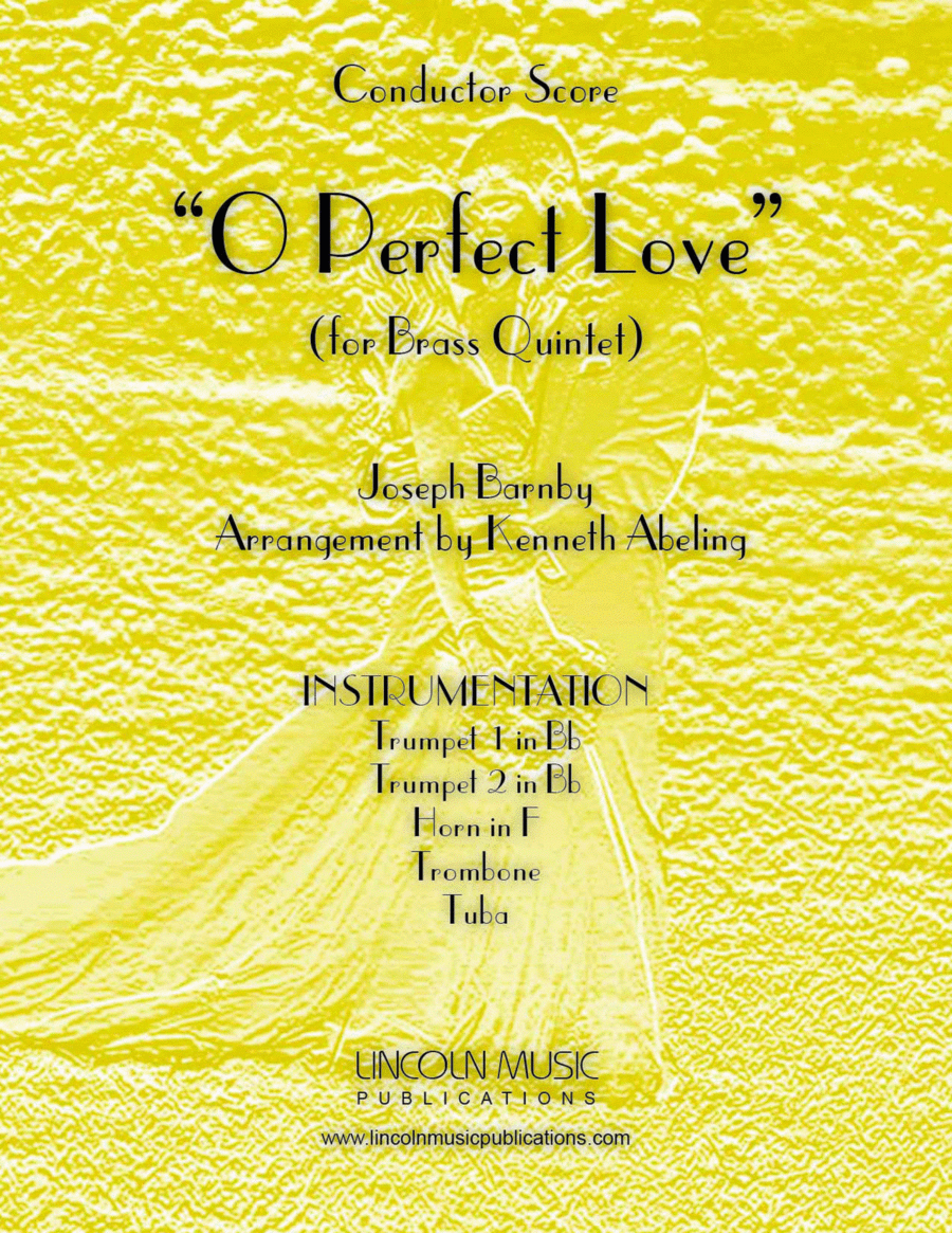 Barnby - O Perfect Love (for Brass Quintet) Brass Quintet scores gallery preview page 1