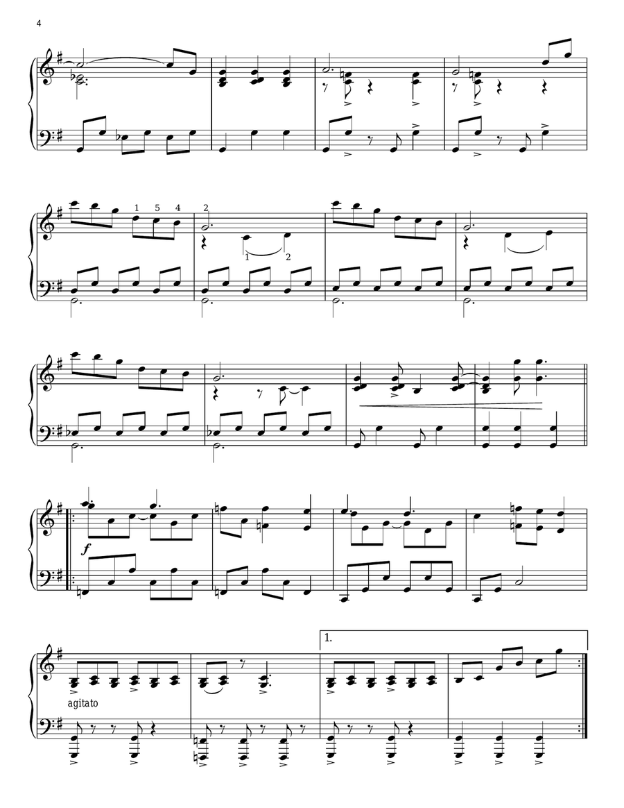 Subterranean Homesick Alien Piano Solo scores gallery preview page 4