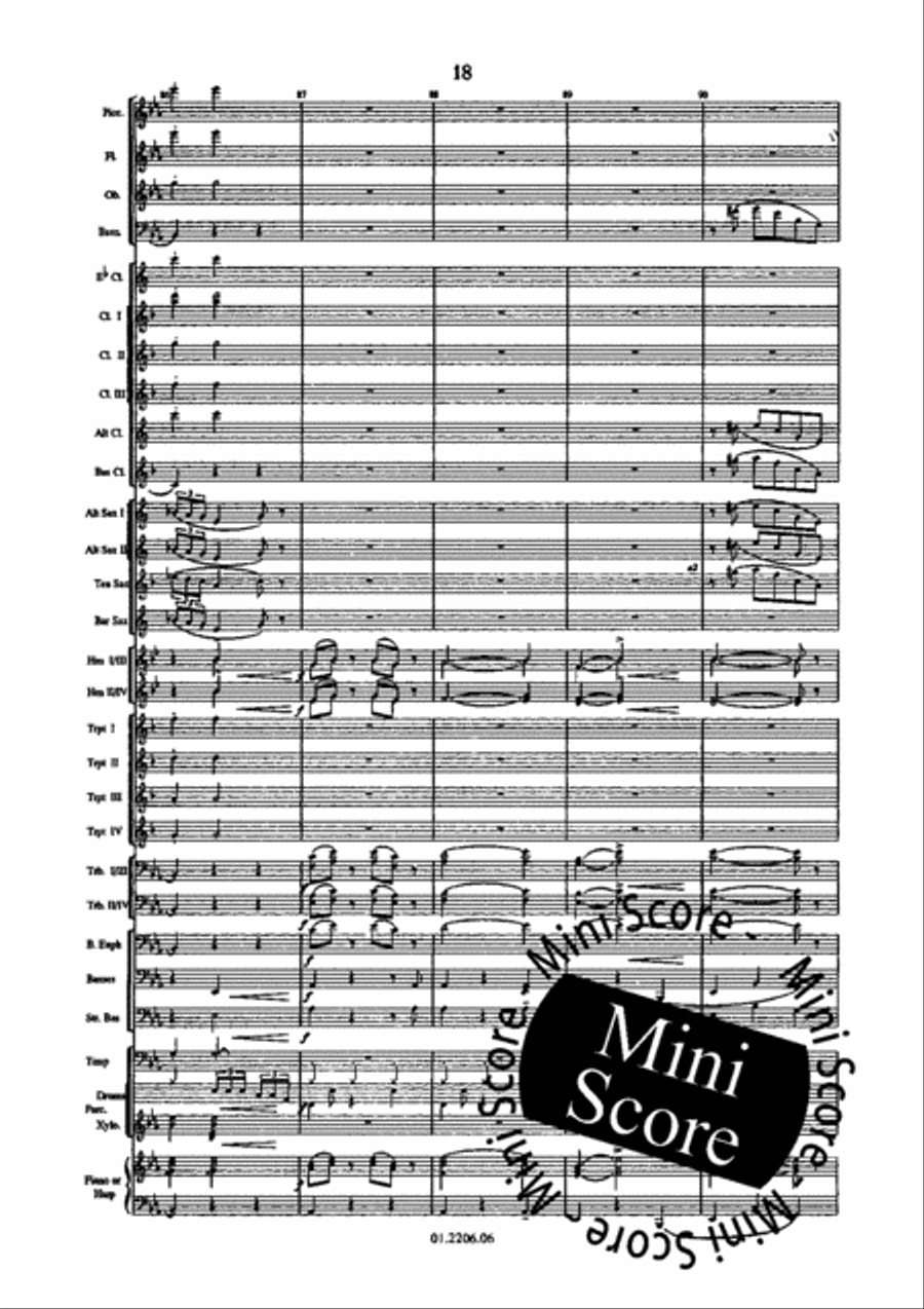 Glenn Plays Afer The Ball Concert Band scores gallery preview page 22