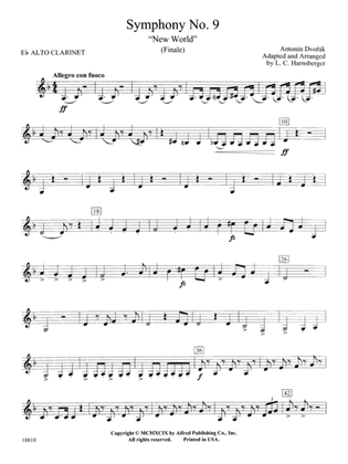 Symphony No. 9 "New World", Finale: E-flat Alto Clarinet