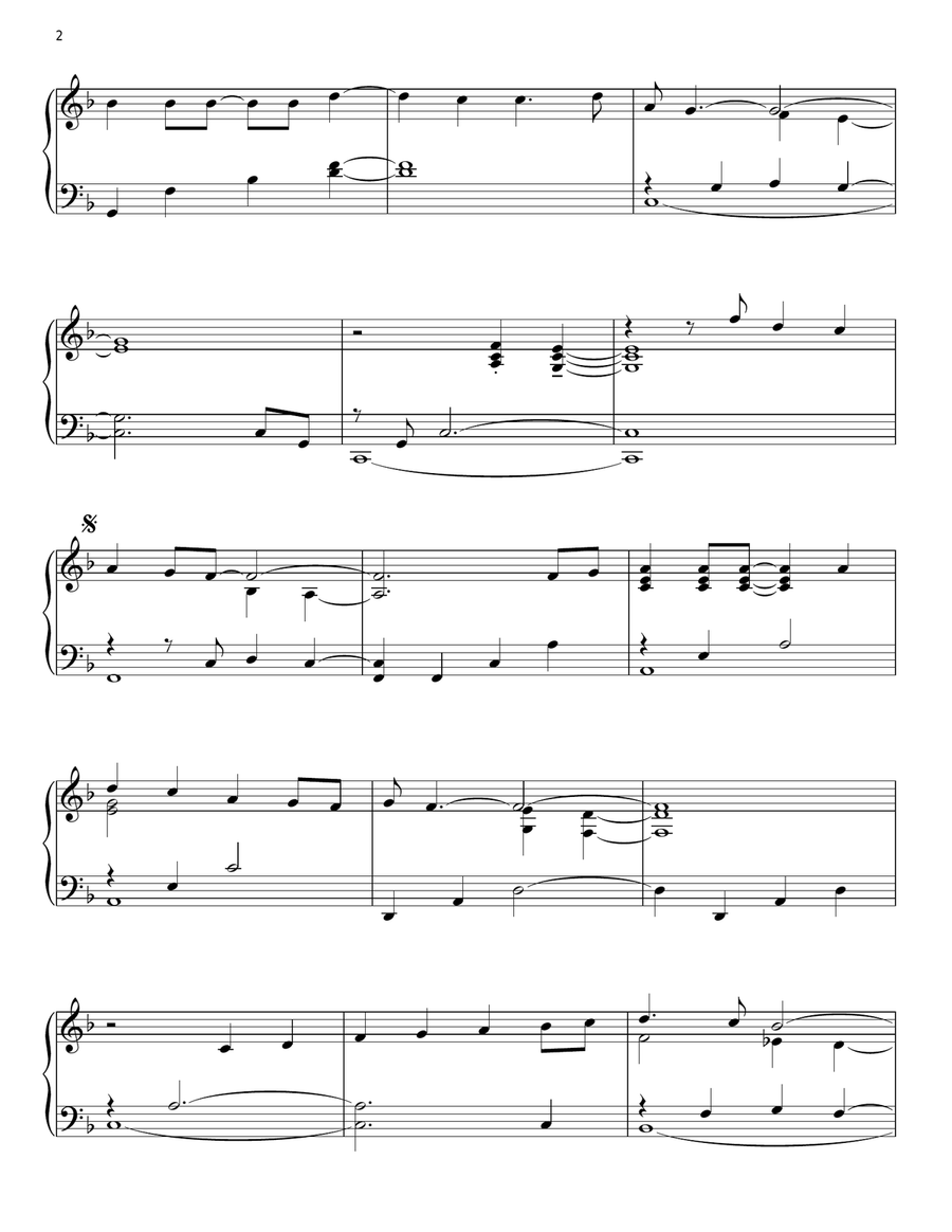Something About The Way You Look Tonight Piano Solo scores gallery preview page 2