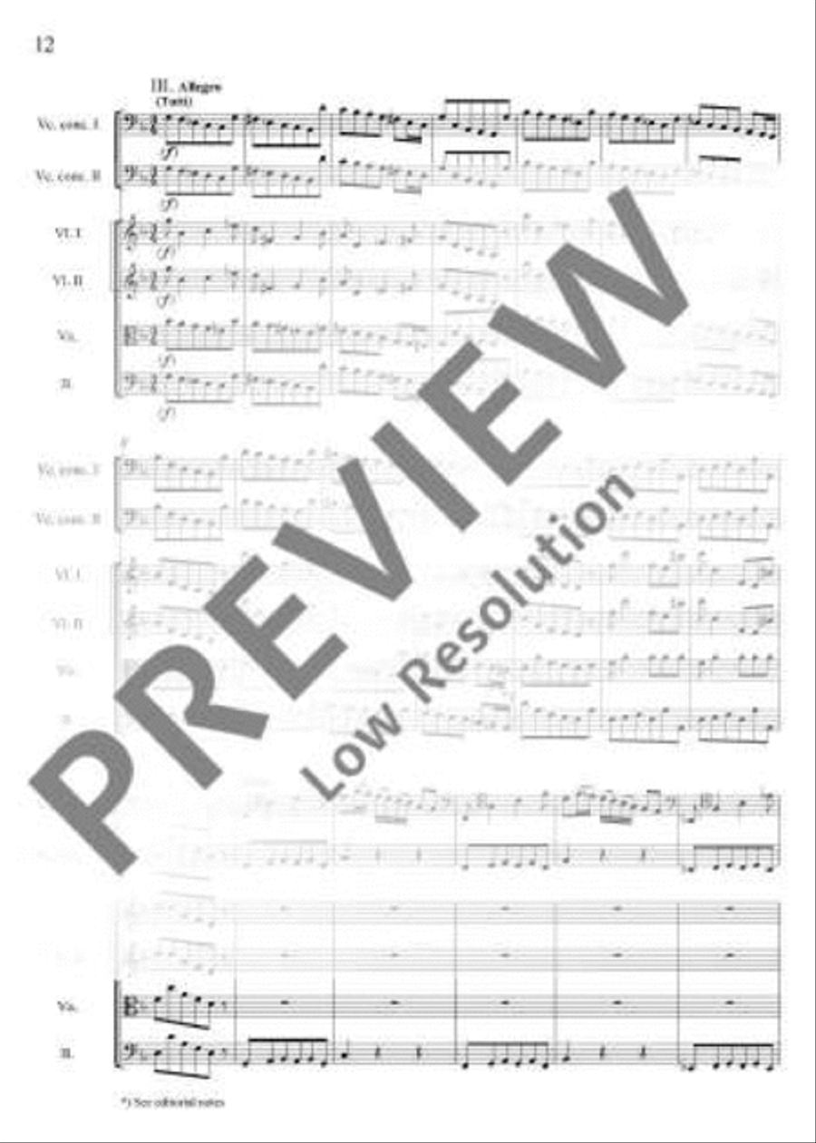 Concerto G minor String Orchestra scores gallery preview page 21