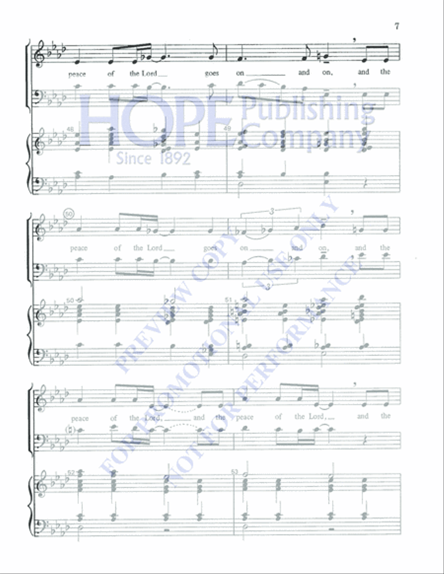 May the Peace of the Lord 3-Octaves scores gallery preview page 7