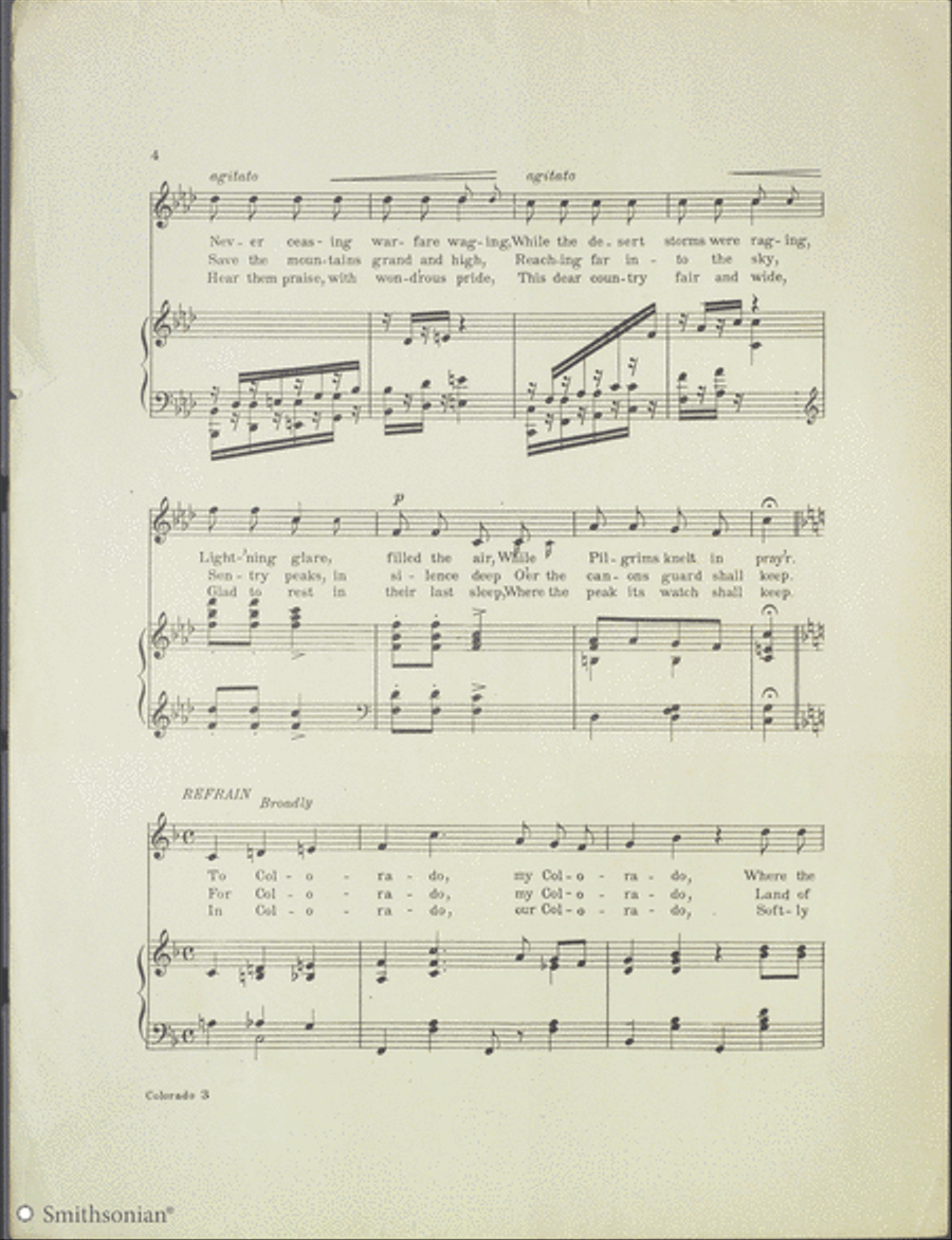 Colorado Colorado Piano, Vocal scores gallery preview page 3